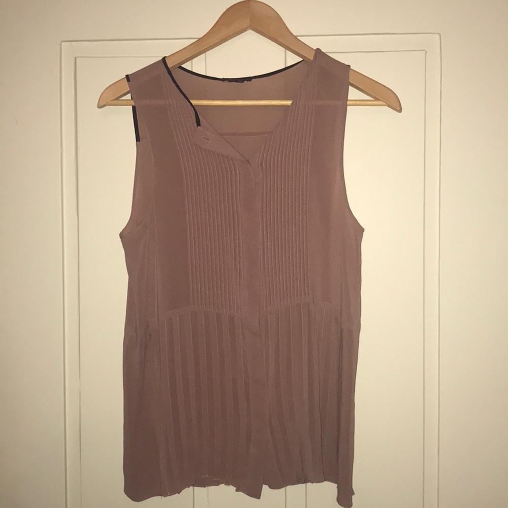 Theory Beige Tank Blouse